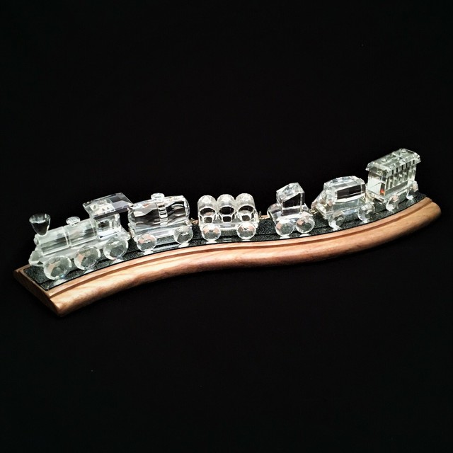 swarovski train set