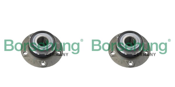 Borsehung 2X Radnabe Radlagersatz Hinten FüR VW Golf VI Skoda Octavia III Combi-image