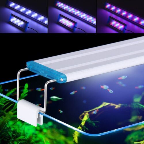 Freshwater Plants Grow Lights Aquarium LED Light Fish Tank Light Aquarium Lamps - Foto 1 di 17
