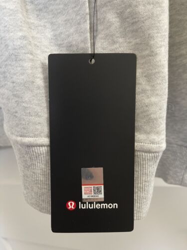 NWT LULULEMON X UCLA CLASSIC FIT FLEECE PULLOVER HOODIE SWEATSHIRT LIGHT GRAY M - Picture 6 of 9