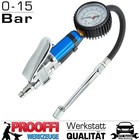Profi Druckluft Reifenfüll Gerät Reifenfüller Reifendruck Prüfer 0-15 Bar XT1008