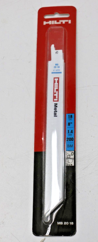 Hilti MB 20 18 Metal Cutting Reciprocating Saw Blade 5 PACKS - 25PCS - Picture 3 of 7