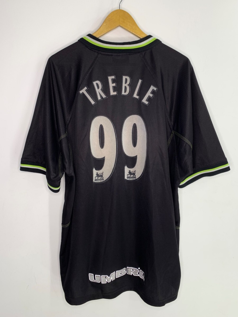 98/99 Umbro Manchester United “99TREBLE” Jersey XXL Size | eBay