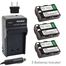 Kastar EN-EL3A Battery  Regular Charger for Nikon D50 D70 D70s D100