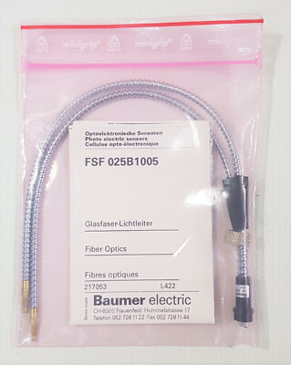 Baumer electric FSF 025B1005 fiber optic fiber optics sensor