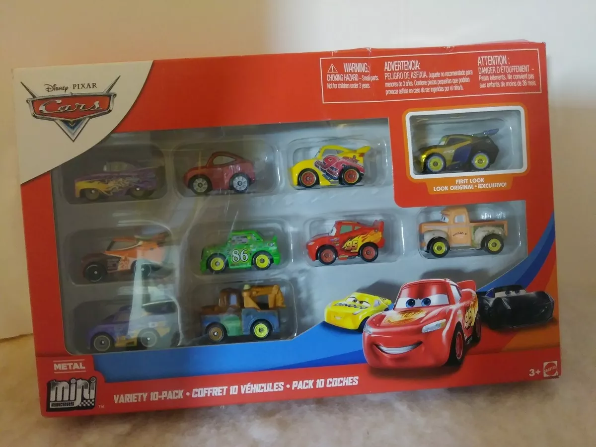 Mattel Disney Pixar Cars Metal Mini Racers VARIETY 10-PACK Golden Jackson  Storm