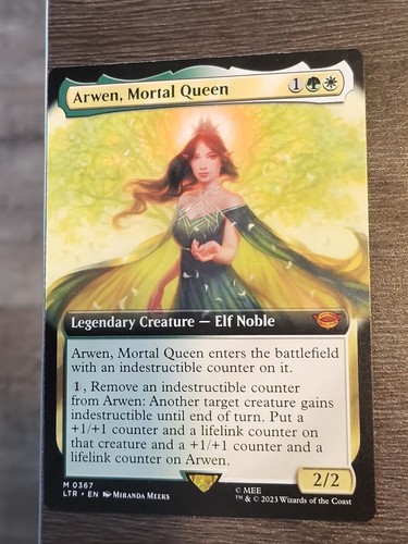 MTG Arwen, Mortal Queen Extended Art the Lord of the Rings 0367