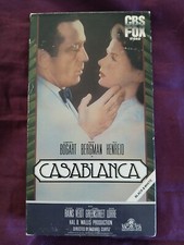 Casablanca VHS (1984 CBS/FOX) Humphrey Bogart, Ingrid Bergman, Paul Henreid