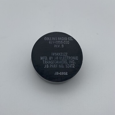 MIL Spec Collins Radio Audio-Transformator 677-0259-010 REV.B, JB-6952 NOS