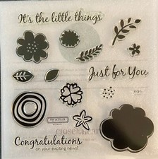 Close To My Heart My Acrlix stamp set S 1411 It  s The Little Things-Flowers