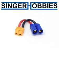 MT RACING MTR2054 XT60 Female to EC5 Male Wired Adapter HH