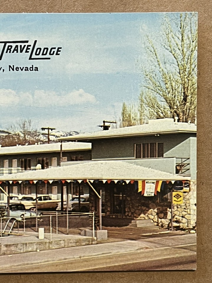Carson City Nevada Travel Lodge Motel Postcard c1950 eBay