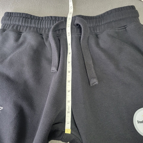 Starter Sweatpants Mens Medium M Black Label NFL Pittsburgh Steelers Logo Pants - Picture 13 of 15