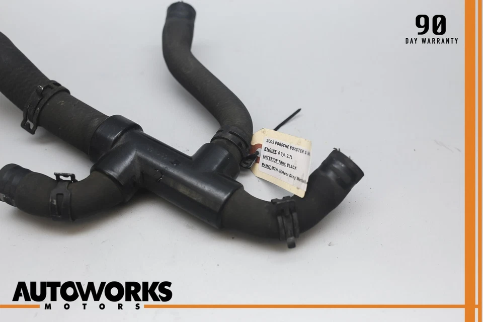 Tubo de manguera de refrigerante de radiador de motor Porsche Boxster 987 97-08 OEM Foto 4 de 4
