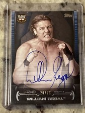 2021 Topps WWE Undisputed William Regal Blue Parallel On Card Auto 20/25