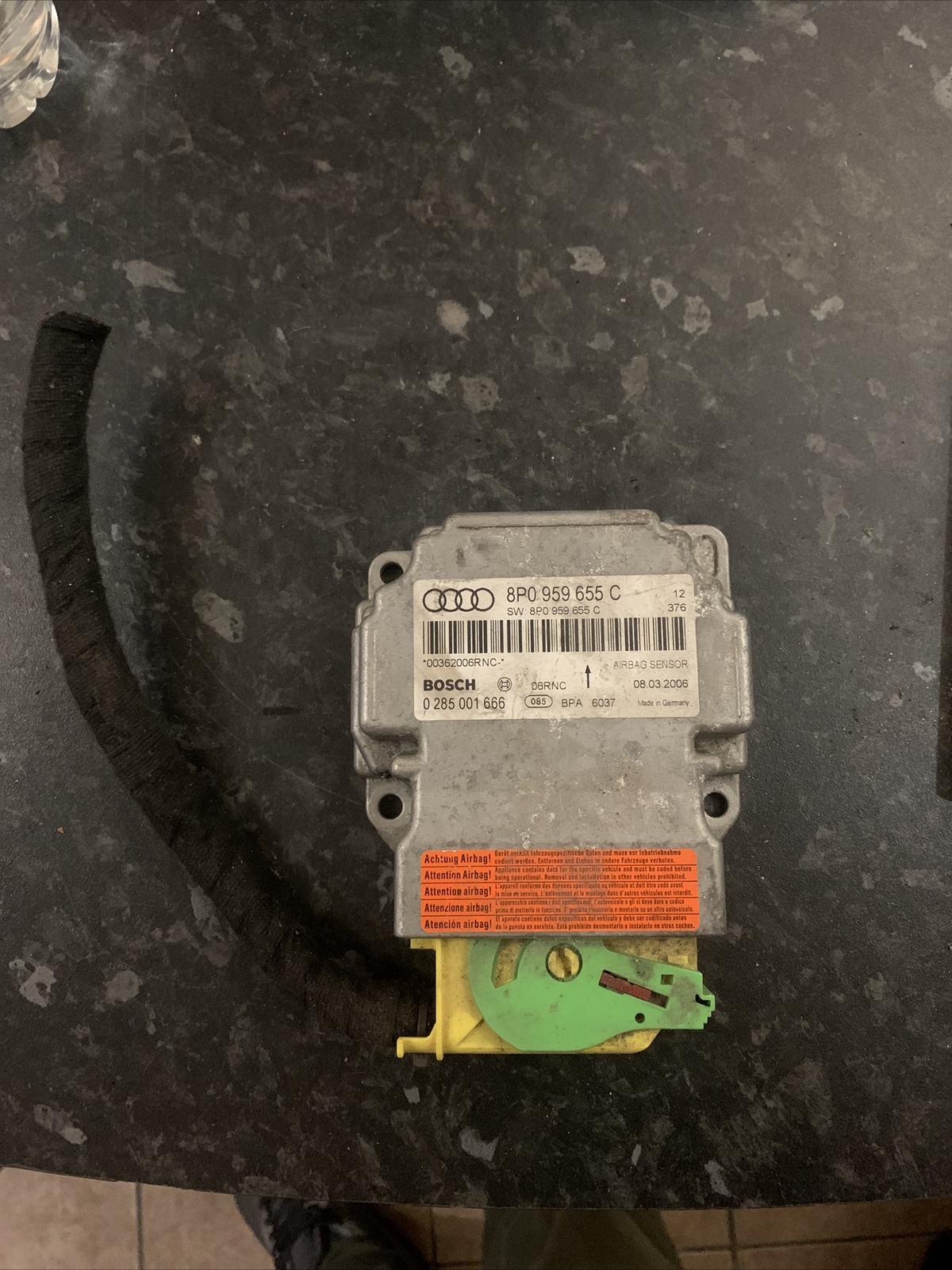 Audi A3 Air Bag Control Module Ecu 8P0959655C eBay