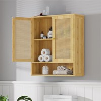 HäNgeschrank Badezimmerschrank HäNgend Medizinschrank Holz Wandschrank Bad Dhl