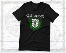 Gallagher Family Irish Family Crest T-shirt - Irish Heritage Coat of Arms