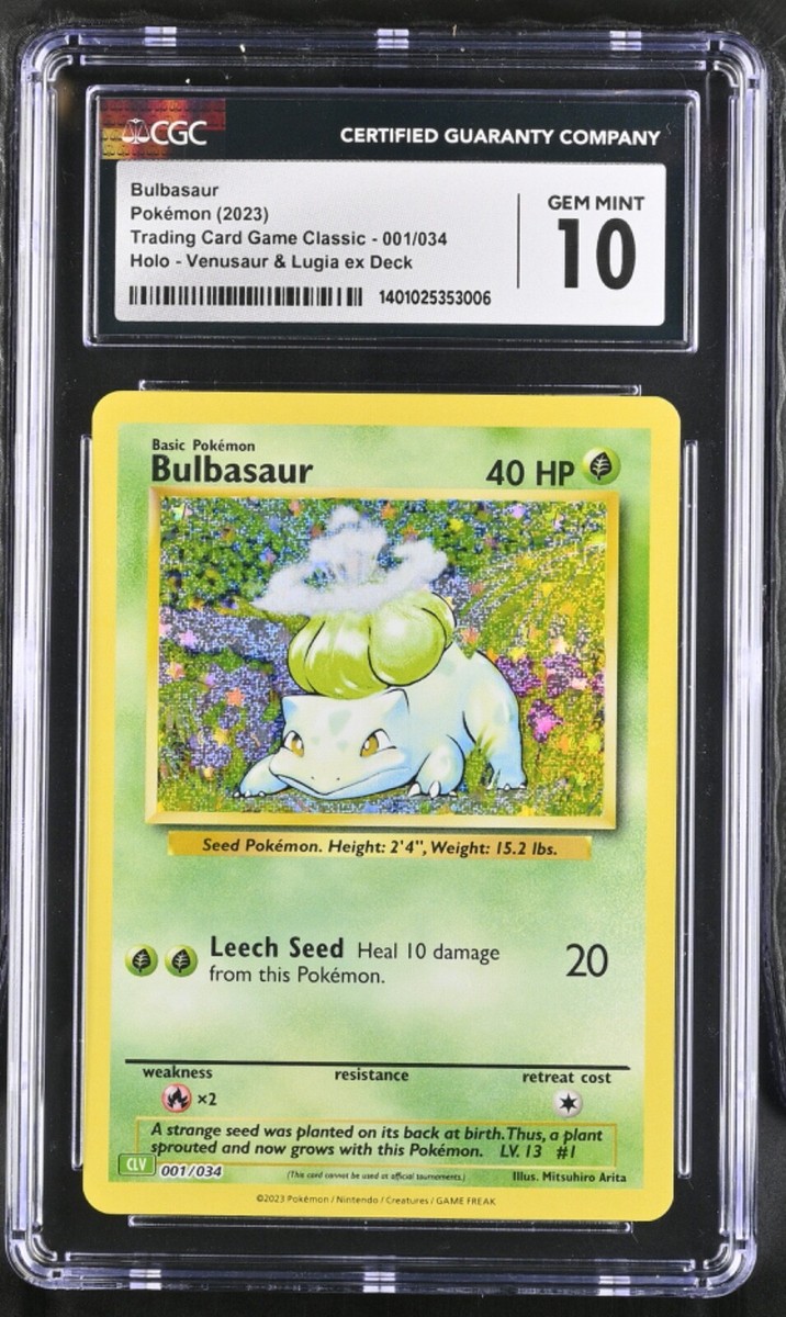 ★PSA10★【フシギダネ/クラシック】BULBASAUR 001/032 PSA 10 Gem Mint Bulbasaur 001/032 CLF Pokemon Card Game