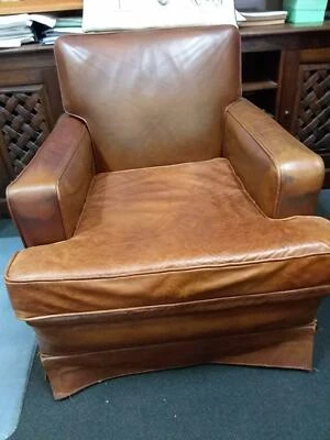 Leather Arm Chair French Style Vintage Armchairs Port Adelaide