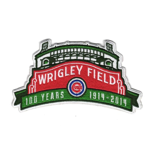 2014 Chicago Cubs Wrigley Field's 100th Anniversary Season Jersey Sleeve Patch
