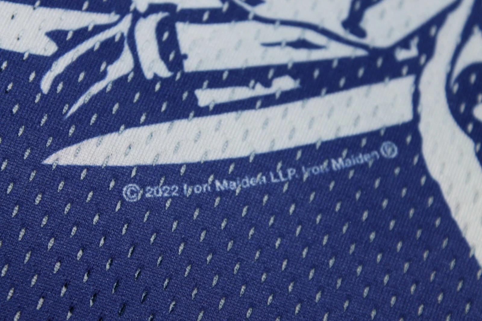 Iron Maiden The Trooper Men's Mesh Football Jersey