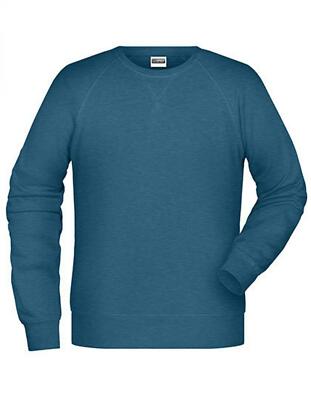 Herren Sweat, 85% gekämmte, ringgesponnene Bio-Baumwolle  | 8022