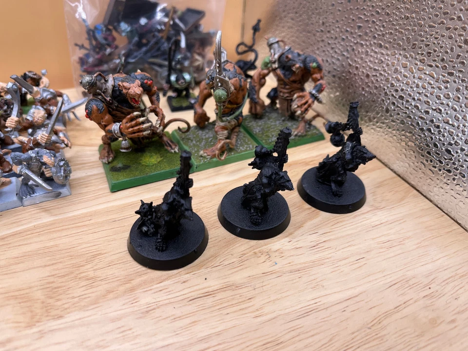 WFB Old World Warhammer Skaven Army Games Workshop GW Rat Ogres Warpfire Plague - Image 3 of 4