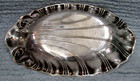 1847 Rogers Bros Neptune Serving Tray Scalloped 9" Oval IS 1970's Silver Plated — photo 3