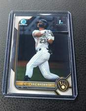 2022 Bowman Draft Chrome Eric Brown Jr. 1st Bowman Chrome