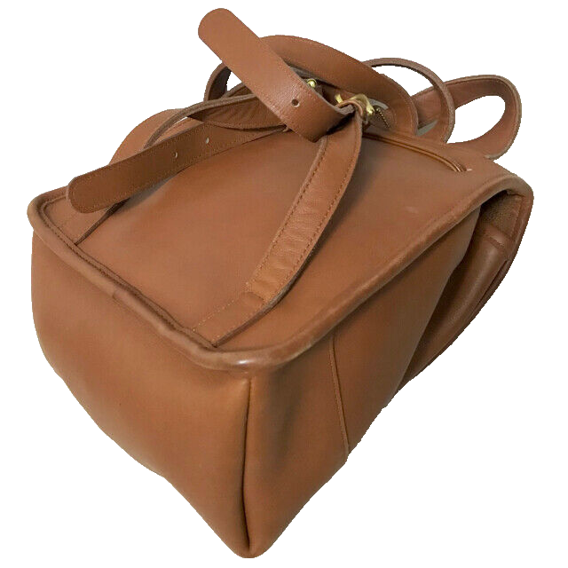 vintage coach old ✨9960 leather bag read VINTAGE COACH BROWN LEATHER 9960 DAY PACK BACKPACK PURSE