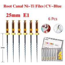 Dental Endo Files Rotary NITI Root Canal Files X-Pro Gold Taper 25MM