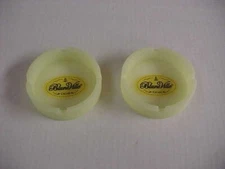 Lot of 2 Bluntville Cigar Glow In The Dark Ashtray Luminous Silicone Unbreakable