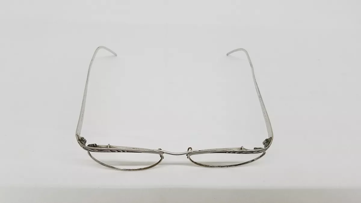 American Optical AO 1/10 12K GF White Gold Vintage Cateye Frames