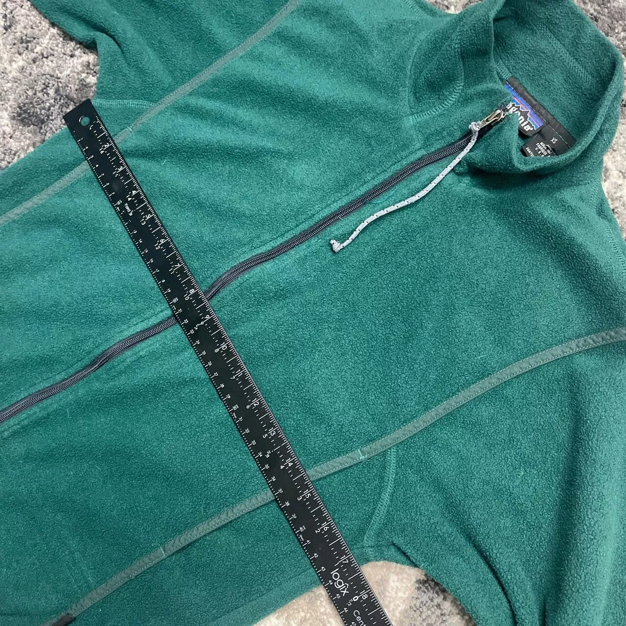 patagonia vintage fleece full zip 90s made in usa jacket