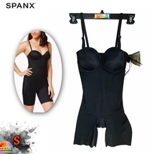 NWOT SPANX Women's S Suit Your Fancy Strapless Cupped Mid-Thigh Bodysuit 10156R