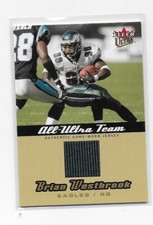 2005 Fleer Ultra Football All-Ultra Team jersey Brian Westbrook #AU-BW