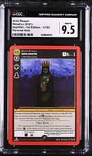 2021 MetaZoo Grim Reaper Nightfall: First Edition 1/163 Reverse Holo CGC 9.5