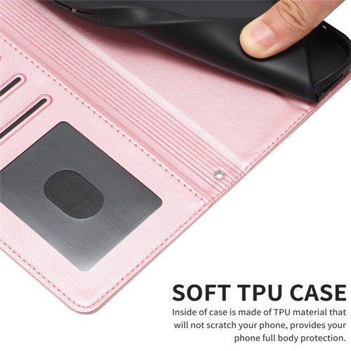 For Motorola Moto G85 G55 G84 G54 G34 Edge50 Leather RFID Wallet Case Flip Cover - Picture 79 of 85