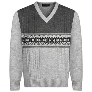 mens v neck knitted jumper