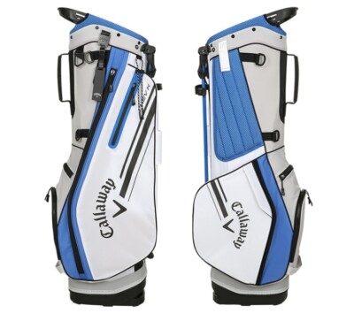 【値下げ】Callaway + CLUBHAUS Tour Golf Bag Used Callaway ORG 14 Way Golf Cart Carry Bag White/Black