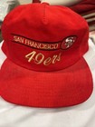 Vintage San Francisco 49ers Corduroy Snapback Script Logo Worn Once Ex Cond Look — photo 2