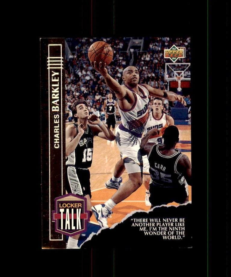 Charles Barkley 1993-94 Upper Deck Locker Talk LT8 Phoenix Suns