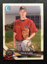 2018 Bowman Chrome Prospects #BCP113 Taylor Clarke Diamondbacks