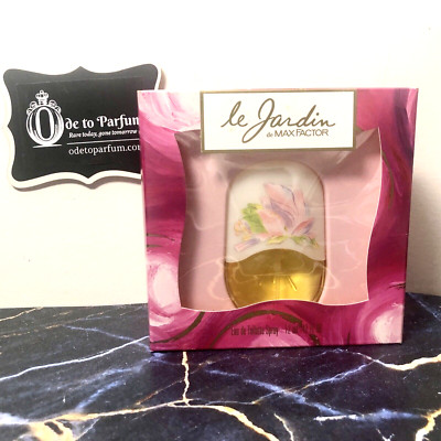 Vintage LE JARDIN Max Factor 1990s 0.42 Oz 12 ml Eau de Toilette Perfume Women