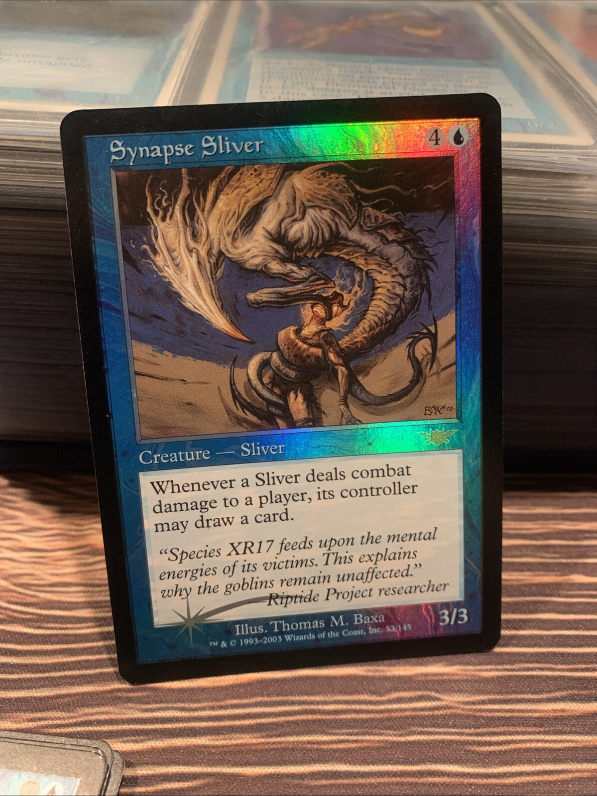 Magic The Gathering MTG Synapse Sliver Foil Legions LP Light Play