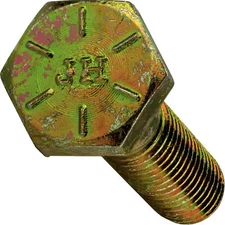 1"-8 Hex Bolts Cap Screws Grade 8 Yellow Zinc 1-1/2In, 3In, 4In, Up to 11In