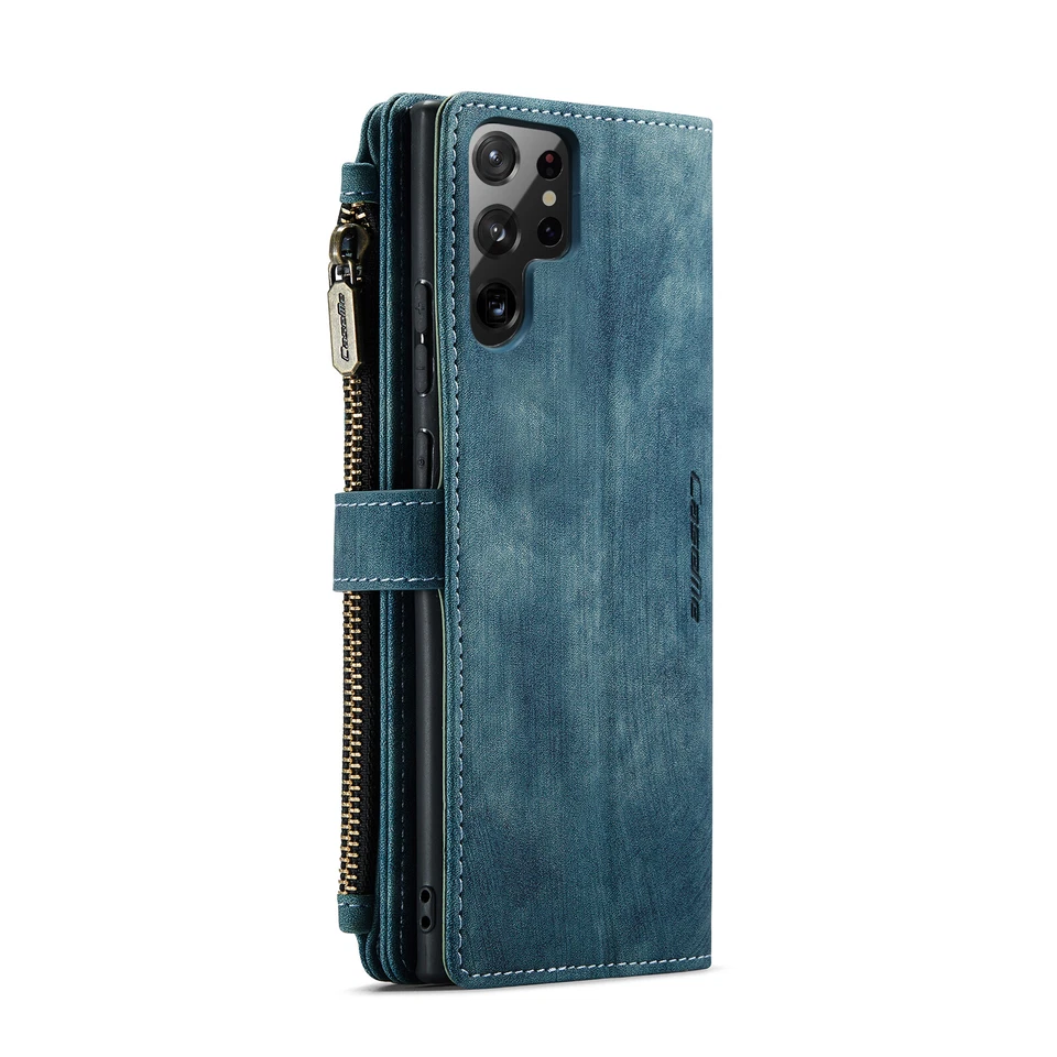CaseMe C30 Series  Phone Case Leather Wallet credit card slot Holder Hand Strap - Image 4 of 4