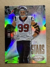 J.J. Watt 2015 Leaf Certified Stars Football Card. Cardinals, Texans. Nice Card!