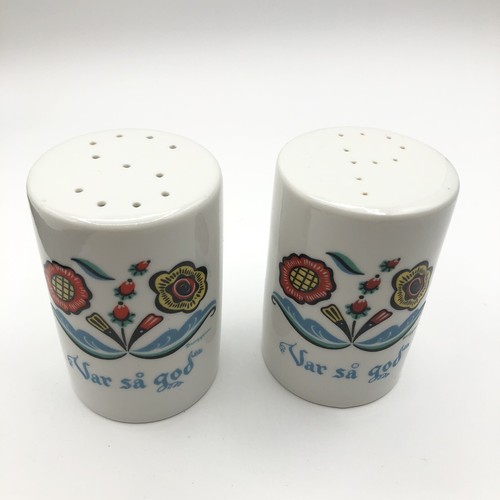 Vintage Swedish BERGGREN Var sa god Salt & Pepper Shakers Home Decor - Picture 4 of 16